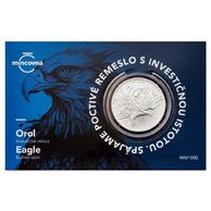 Stříbrná uncová investiční mince Orel standard číslovaná (ČM 2026)