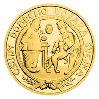 Zlatý dukát Josef Lada - Osudy dobrého vojáka Švejka - Stájový pinč proof (ČM 2026) 