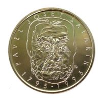 Stříbrná mince 200 Kč - 200. výročí narození P. J. Šafaříka provedení proof (ČNB 1995)