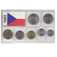 Sada oběžných mincí ČSSR 1982 (1)