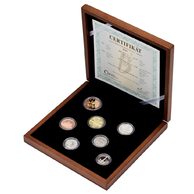 Sada oběžných mincí ČR - dřevěná luxusní etue provedení proof (ČNB 2025)