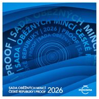 Sada oběžných mincí ČR -  provedení proof (ČNB 2026)