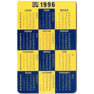 TK125 - Telefonní karta ČR Telecom - Kalendář 1996 (45/09.95/50)