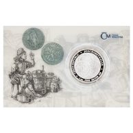 Stříbrná uncová investiční mince Tolar - Česká republika  proof číslovaná (ČM 2023)