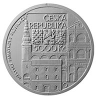 Zlatá mince 5000 Kč Městské památkové rezervace ČNB - Moravská Třebová standard (ČNB 2024)