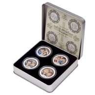 Sada čtyř stříbrných mincí Tři mušketýři standard (ČM 2025)