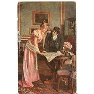 C 39844 - E. Brack - Před svatební cestou