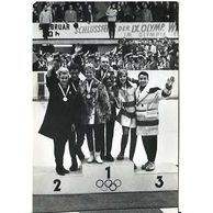 E 55752 - ZOH Innsbruck 1964 - Medailisté v krasobruslení