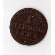 č.4 Prusko/ 1 Pfen, 1828 A