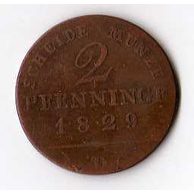 č.16 Prusko/ 2 Pfen. 1829 D