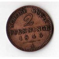 č.17 Prusko/ 2 Pfen, 1846 A