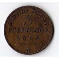 č.20 Prusko/ 3 Pfen. 1848 A