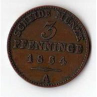 č.24 Prusko/ 3 Pfen. 1864 A