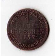 č.35 Hessen/ 1 Silber Groschen 1857