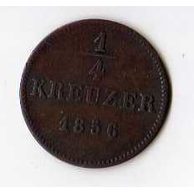 č.44 Schwarzburg-Rudolst./ 1/4 Kr. 1856