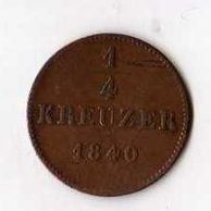 č.45 Schwarzburg-Rudolst./ 1/4 Kr. 1840