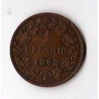 č.53 Nassau/ 1 Pfen. 1862