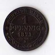 č.97 Sachsen/ 1 Pfen. 1873 B
