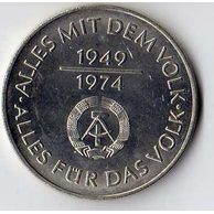 č.135 DDR / 10 Mark 1974 A
