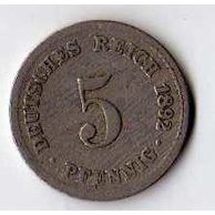 č.147 / 5 Pfen.1892 A