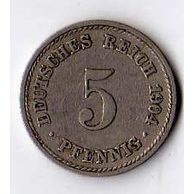 č.157 / 5 Pfen.1904 A