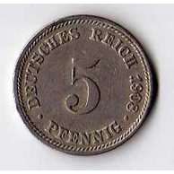 č.162 / 5 Pfen.1908 D