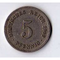 č.163 / 5 Pfen.1909 A