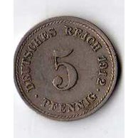 č.166 / 5 Pfen.1912 F