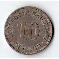 č.195 / 10 Pfen.1907 E