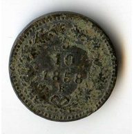 5/10 Kreuzer 1858 B (wč.16)