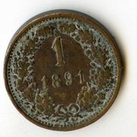 1 Kreuzer 1891 b.z. (wč.86)