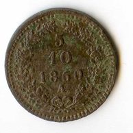 5/10 Kreuzer 1860 A (wč.25)