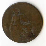 1/2 Penny r. 1917 (č.654)