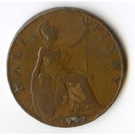 1/2 Penny r. 1922 (č.665)