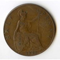 1/2 Penny r. 1923 (č.666)