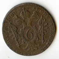 6 Kreuzer r. 1800 S (wč.300)
