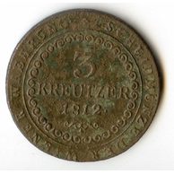 3 Kreuzer r. 1812 S (wč.241)