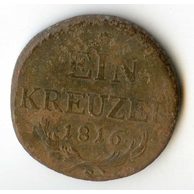 1 Kreuzer r. 1816 S (wč.361)
