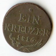 1 Kreuzer r. 1816 S (wč.363)