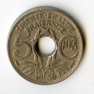 5 Centimes r.1936 (wč.138)