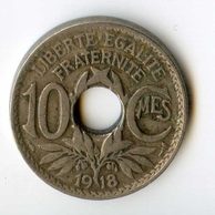 10 Centimes r.1918 (wč.163)