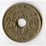 25 Centimes r.1921 (wč.226)
