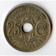 25 Centimes r.1922 (wč.228)