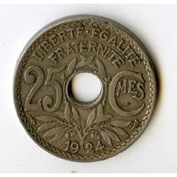 25 Centimes r.1924 (wč.233)