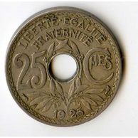 25 Centimes r.1925 (wč.235)