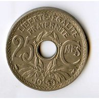 25 Centimes r.1939 (wč.262)