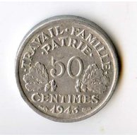 50 Centimes r.1943 (wč.284)