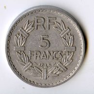 5 Francs r.1945 (wč.450)