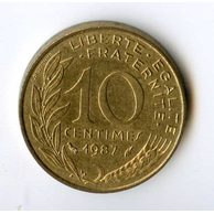 10 Centimes r.1987 (wč.640)
