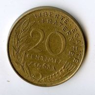 20 Centimes r.1963 (wč.680)